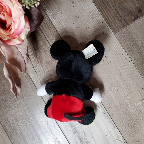 NWT Vintage Disneyland Walt Disney World Mickey Mouse Plush Toy 7" Original Tag - Picture 7 of 9